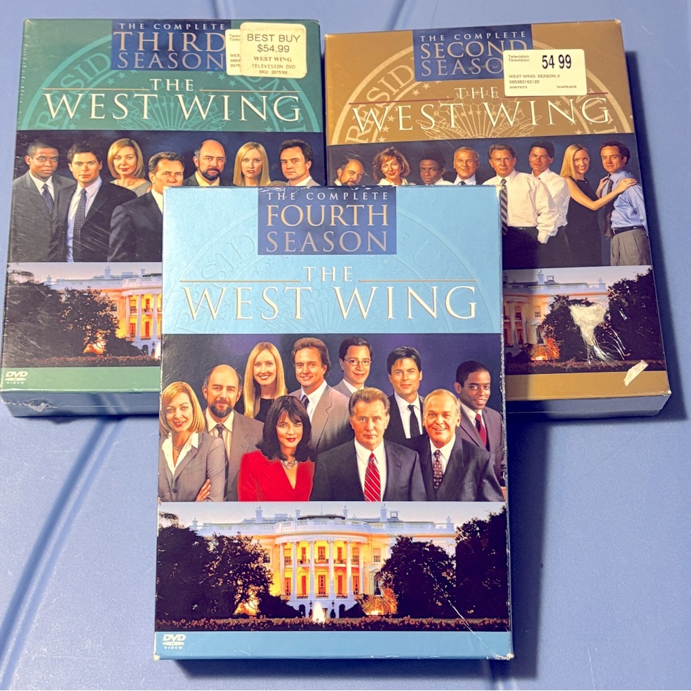 The West Wing DVD Lot Seasons 2 3 4 (2 & 3 Brand New sealed, 4 preowned)